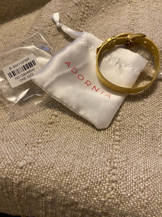 Gold Mesh Buckle Bracelet - Elegant Women’s Accessory main image 6